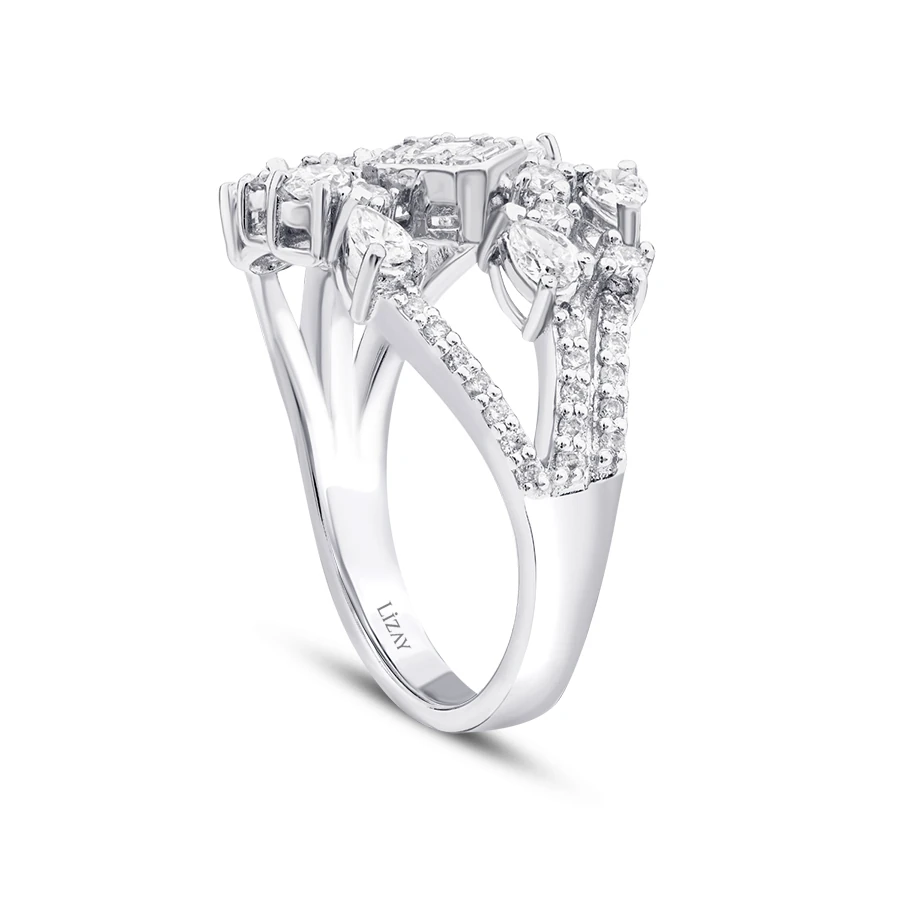 1.00 Carat Diamond Baguette Ring