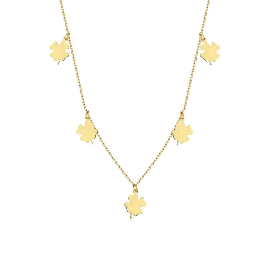 Gold Clover Chain Necklace