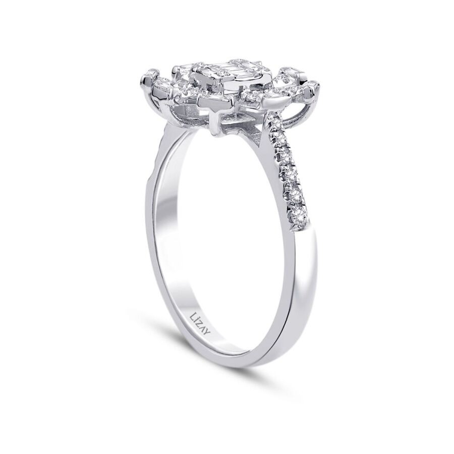 0,29 Karat Diamant Baguette Trend Ring
