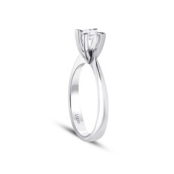 0.20 Carat Diamond Round Solitaire Engagement Ring