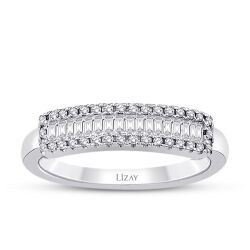 0.38 Carat Diamond Baguette Ring