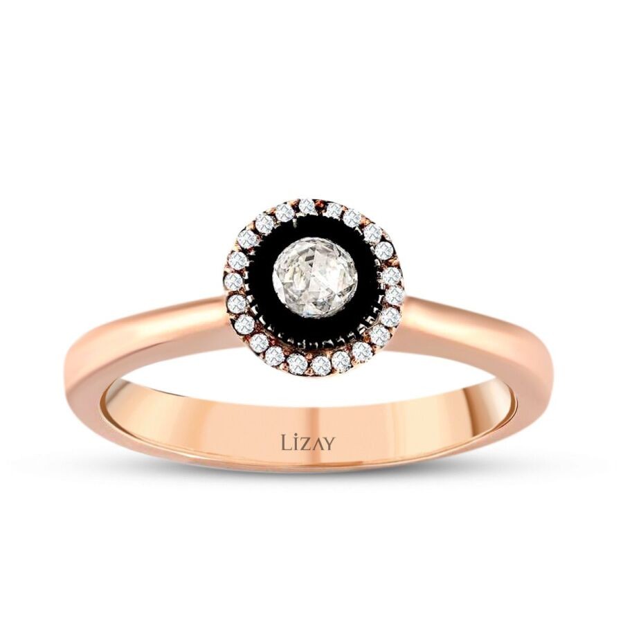 0.14 Carat Diamond Round Solitaire Ring
