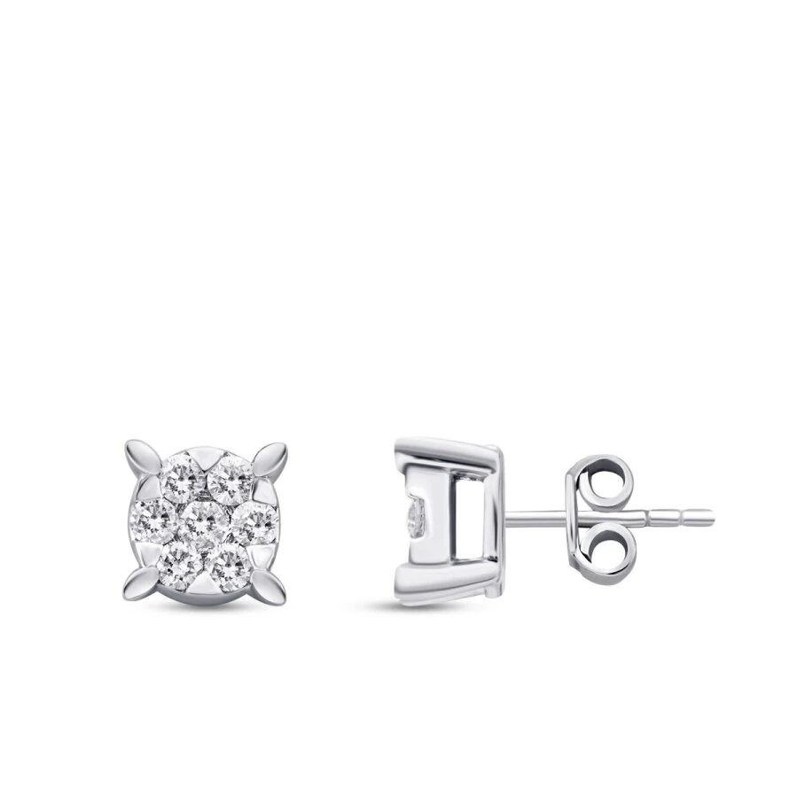 0.26 Carat Diamond Trend Solitaire Earrings