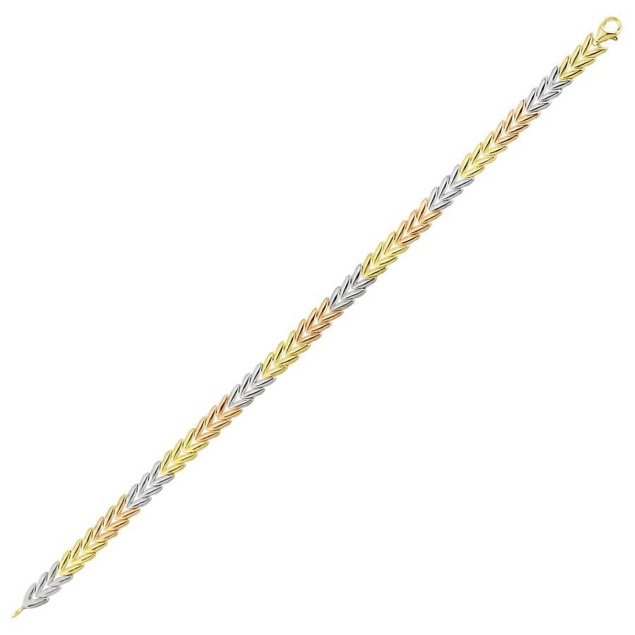 Gold Three-Tone Bracelet