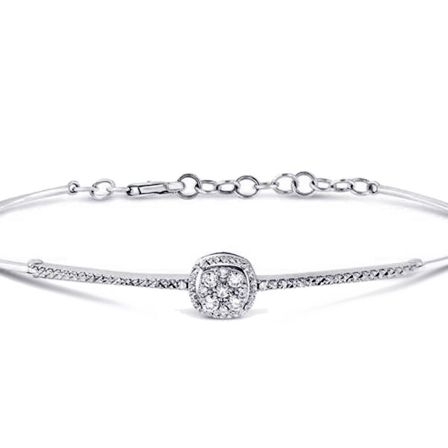 0.21 Carat Diamond Bangle