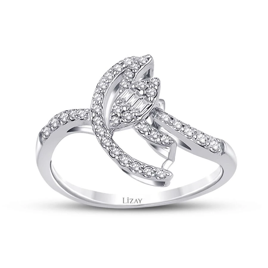 0.27 Carat Diamond Baguette Ring
