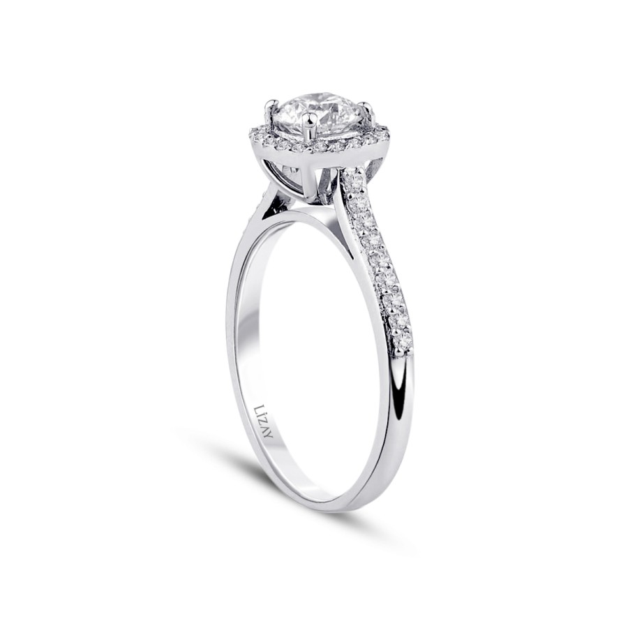 0.73 Carat Round Diamond Solitaire Engagement Ring