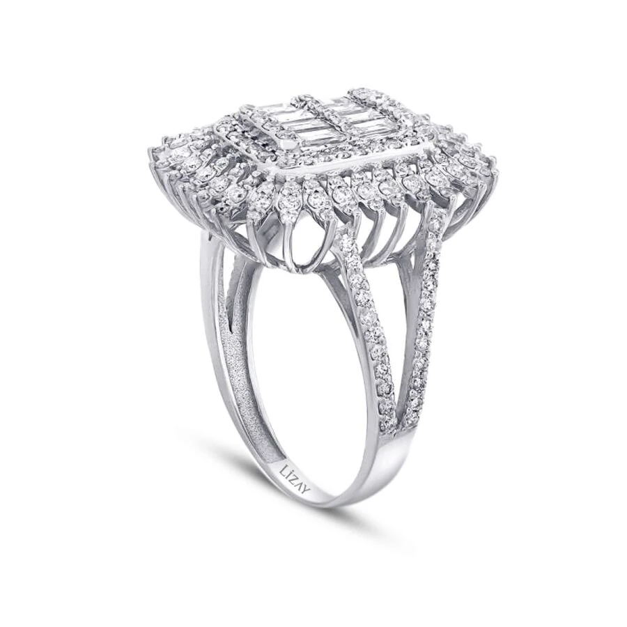 1.39 Carat Diamond Baguette Ring