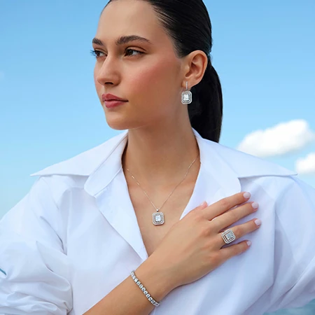 1.62 Carat Diamond Baguette Earrings