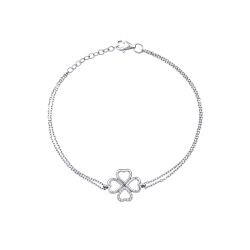0.06 Carat Diamond Heart Lucky Bracelet