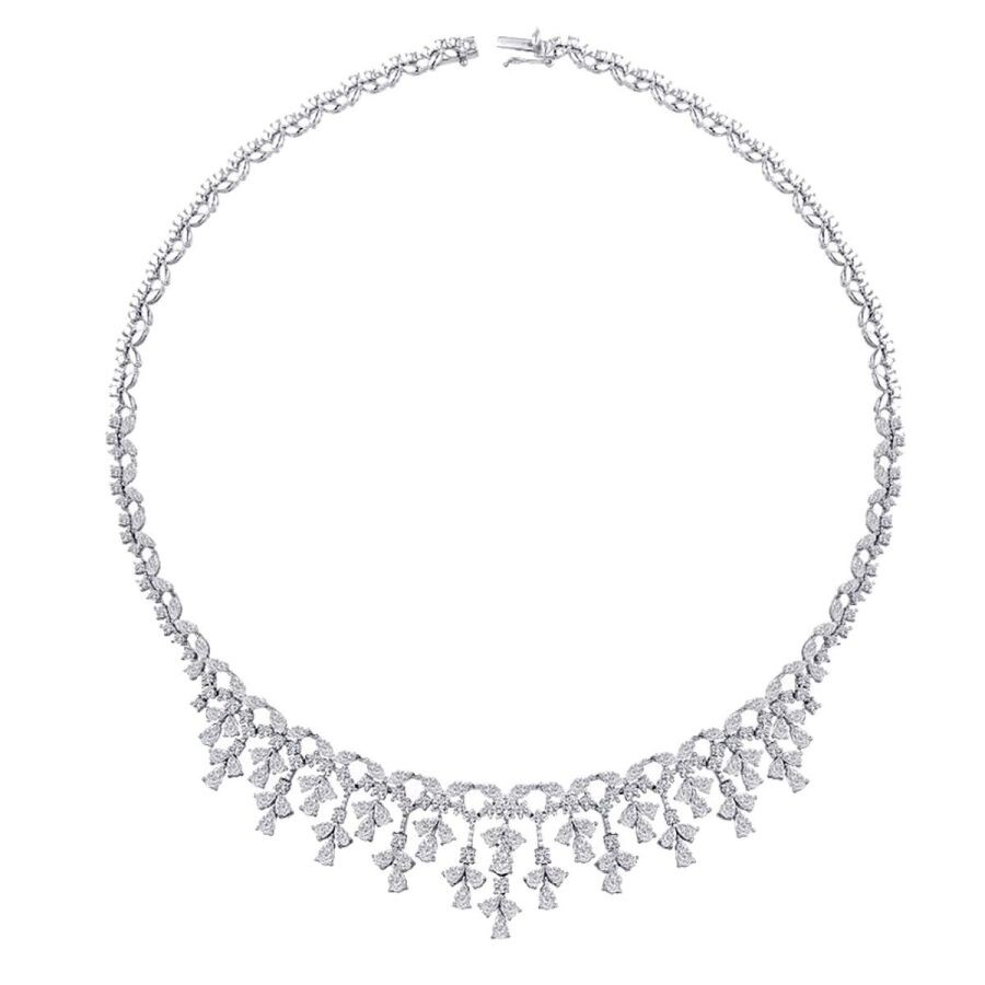 15,62 Karat Diamant Halskette