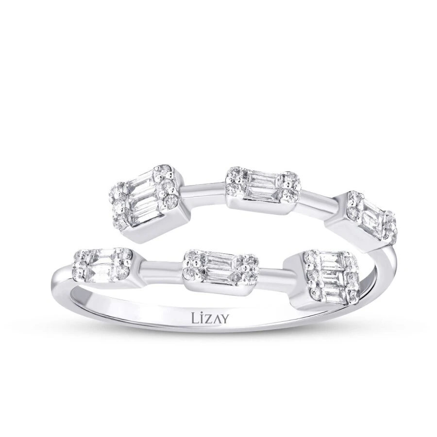 0.27 Carat Diamond Baguette Ring