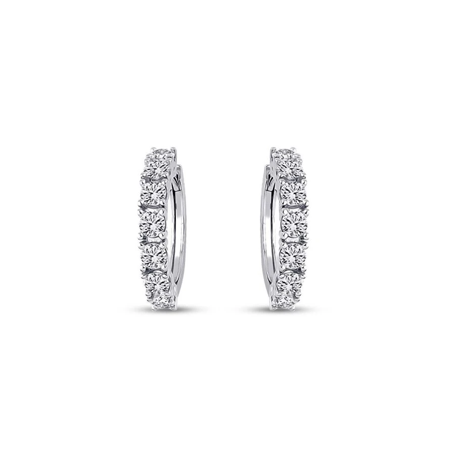 1.44 ct. Diamant Creolen Ohrringe