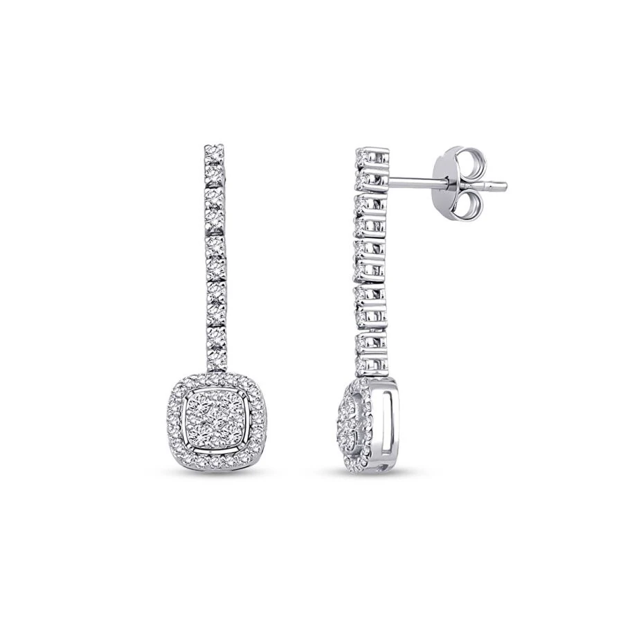 0.71 Carat Diamond Trend Earrings