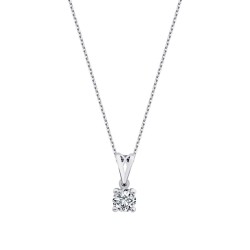 0.20 Carat Diamond Solitaire Necklace