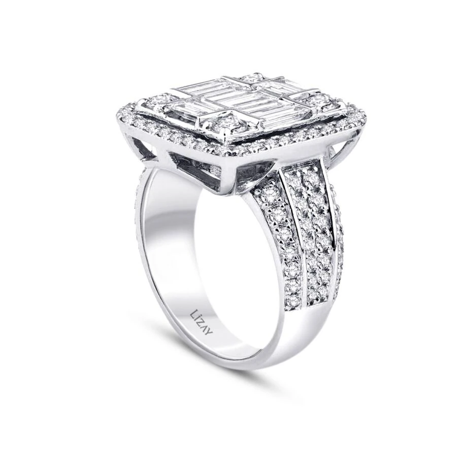 2.61 Carat Diamond Baguette Ring