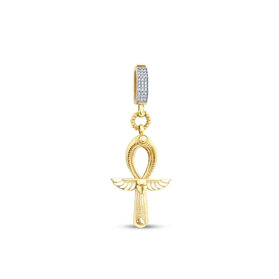 Gold Mystic Ankh Charm