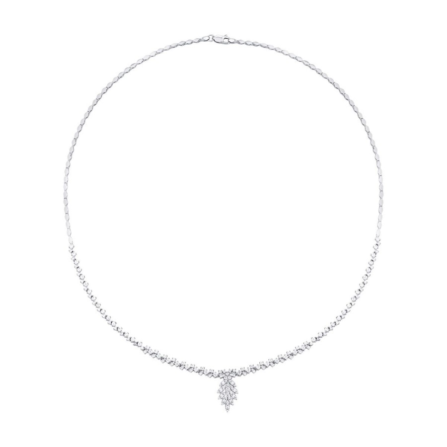 Gold Stone Leaf Choker