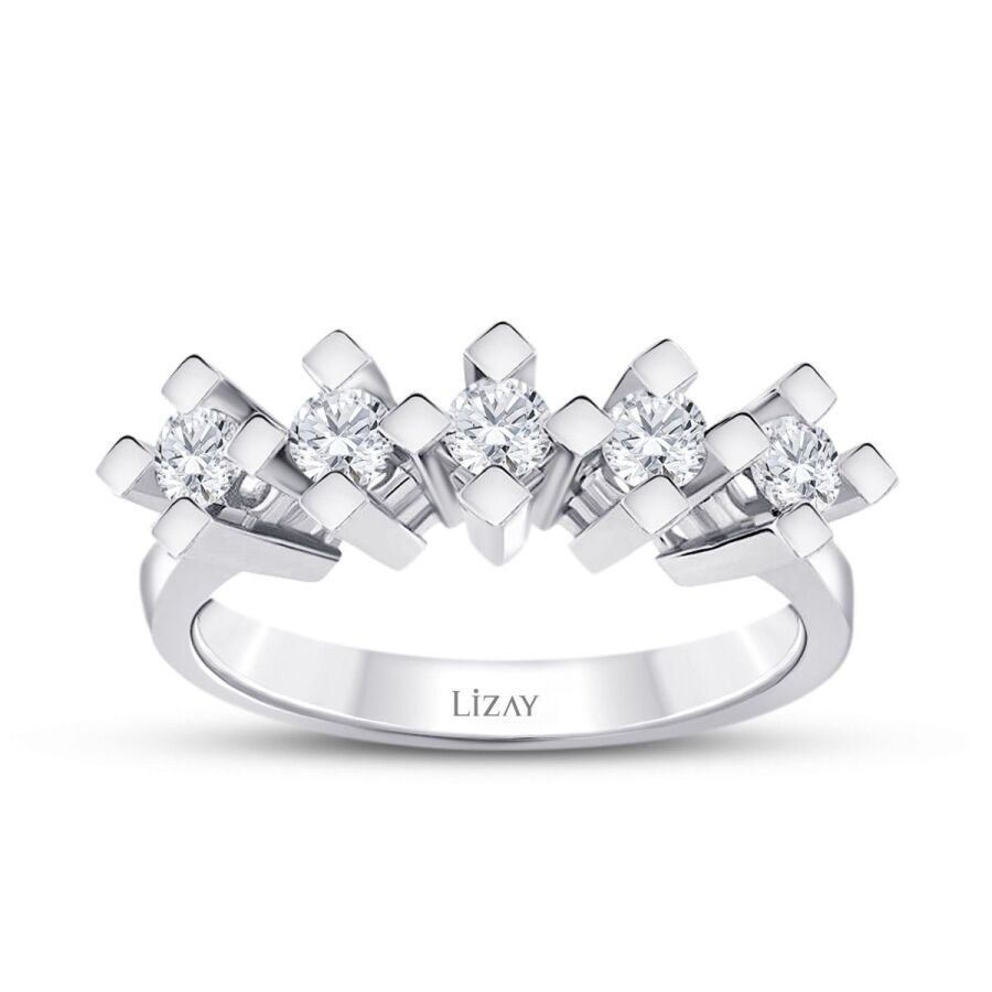 0.80 Carat Diamond Five-Stone Ring