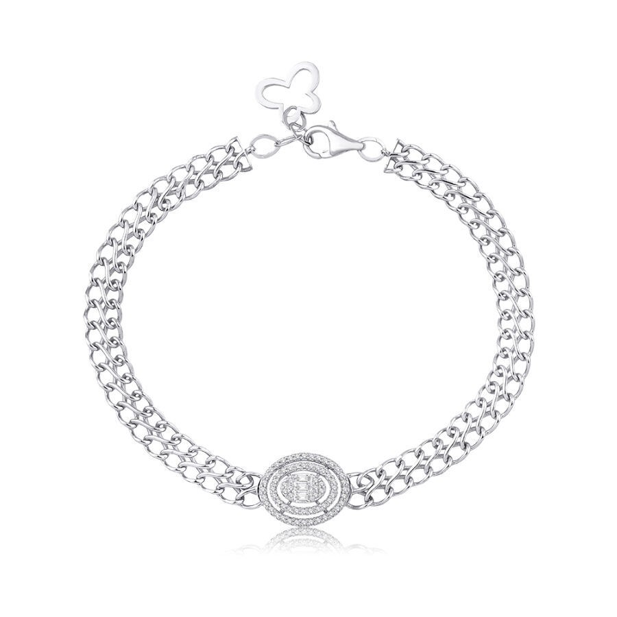 0.25 Carat Diamond Baguette Bracelet