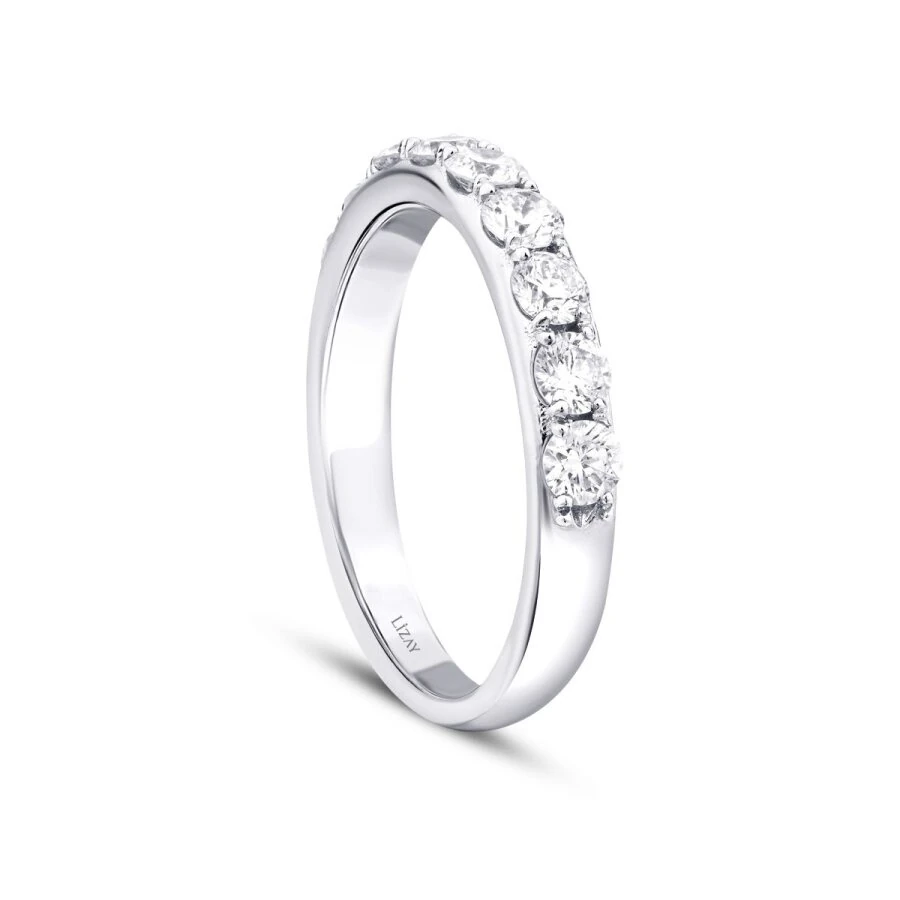 1.00  Carat Diamond Half-Eternity Ring