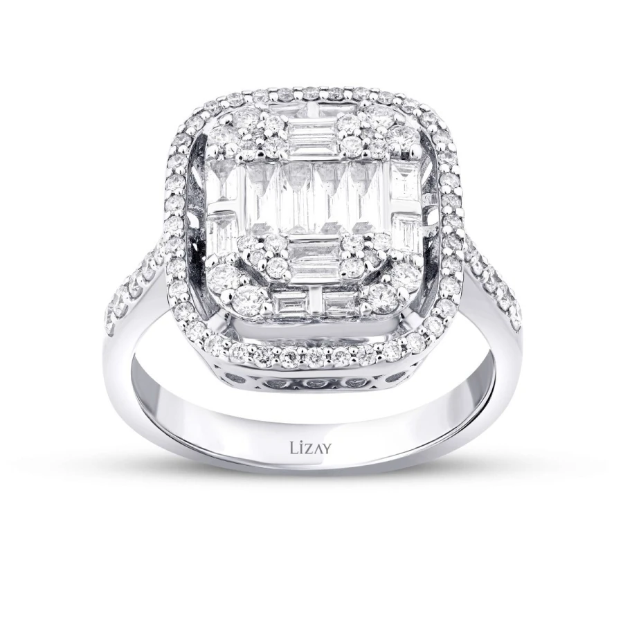 1.01 Carat Diamond Baguette Ring