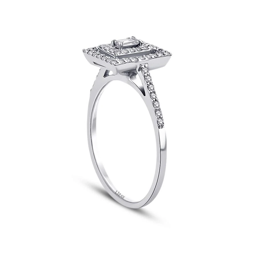 0.35 Carat Diamond Baguette Ring