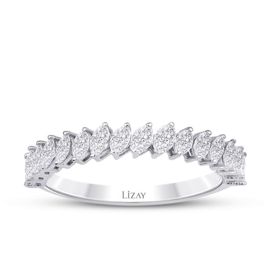 0.66 Carat Diamond Half-Eternity Ring