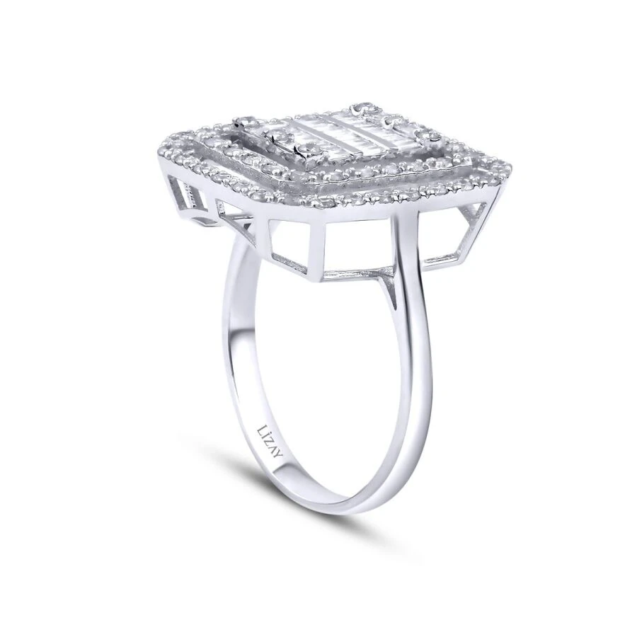 0.79 ct. Diamant Baguette Ring