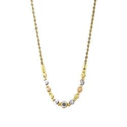 Gold Evil Eye Doric Necklace