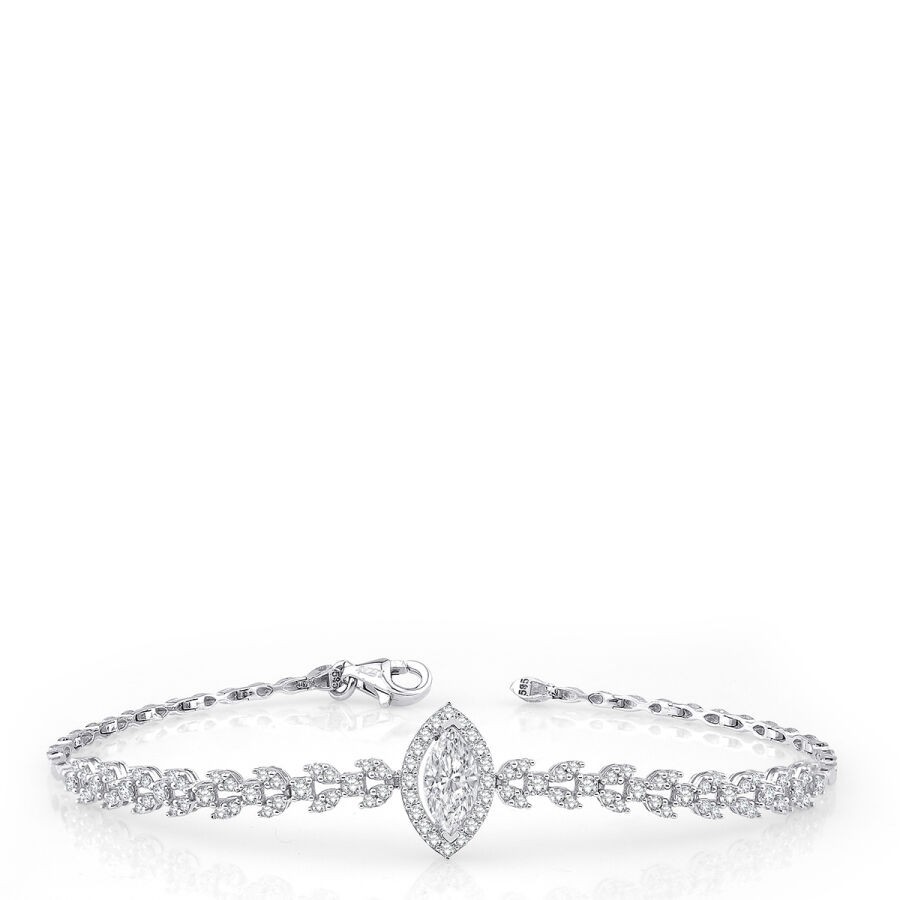 Gold Pear Bracelet