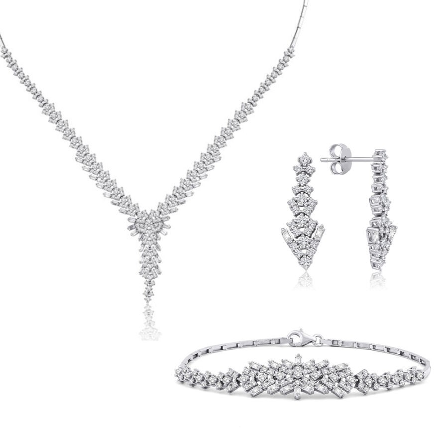 Gold Multi-Baguette Set