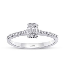 0.32 Carat Diamond Baguette Ring
