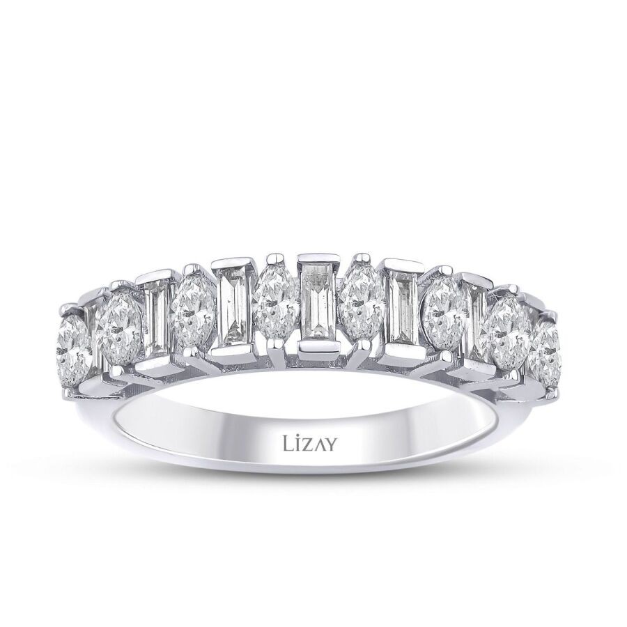 0,71 Karat Diamant Baguette Ring