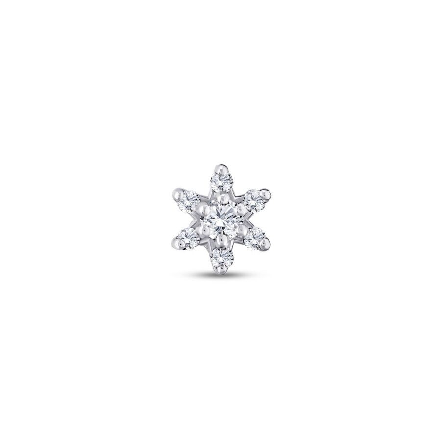 0.05 Carat Diamond Star Tragus Earring