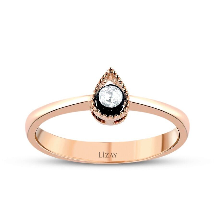 0,05 Karat Diamant Solitär Verlobungsring