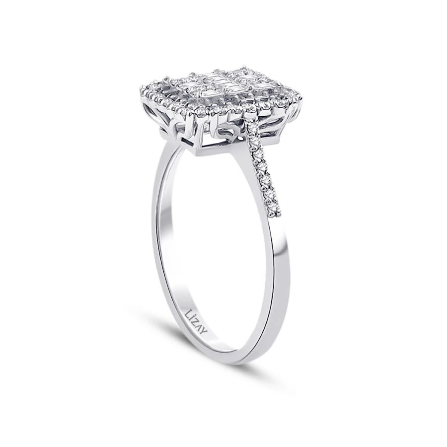 0.43 Carat Diamond Baguette Ring