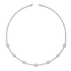 7,22 Karat Diamant Halskette