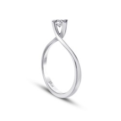 0.25 Carat Diamond Round Solitaire Engagement Ring