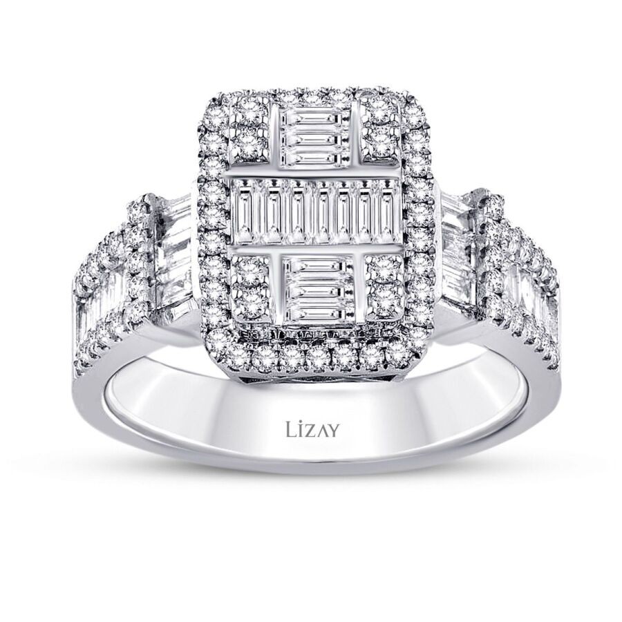 1.03 Carat Diamond Baguette Ring