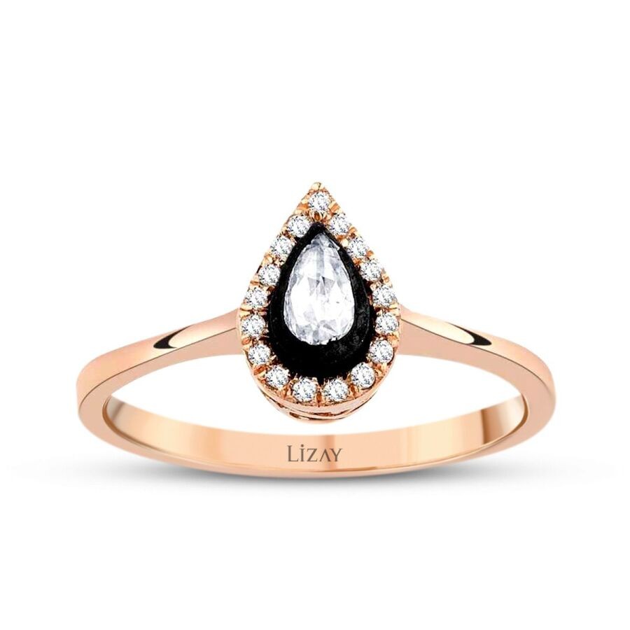 0,21 Karat Diamant Baguette Ring