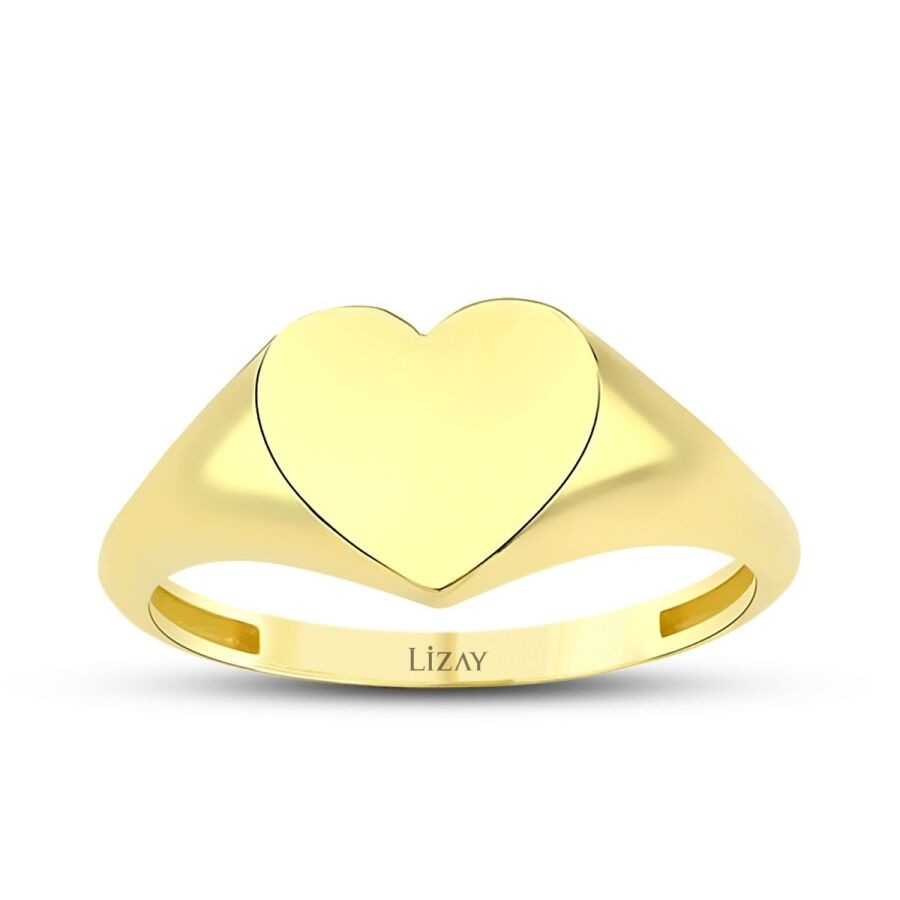 Gold Trend Heart Ring