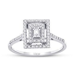 0,35 Karat Diamant Baguette Ring