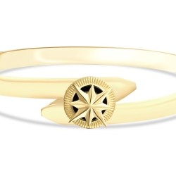 Gold Nordstern Armreif