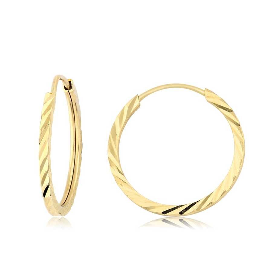 Gold Hoop Earrings
