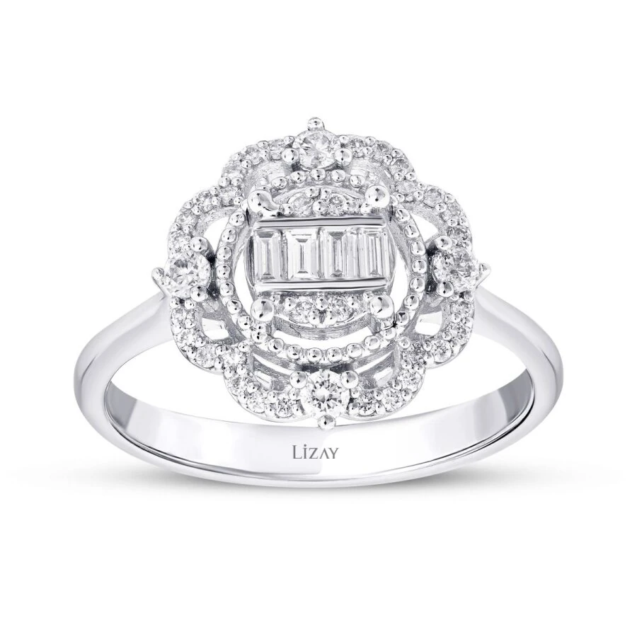 0.35 Carat Diamond Baguette Ring