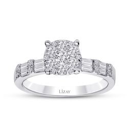 0,69 Karat Diamant Baguette Ring