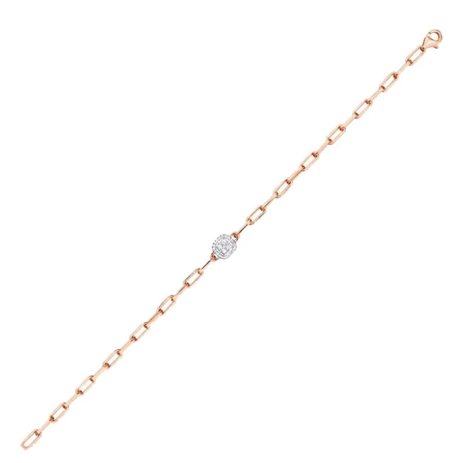 0.12 Carat Diamond Chain Stone Bracelet