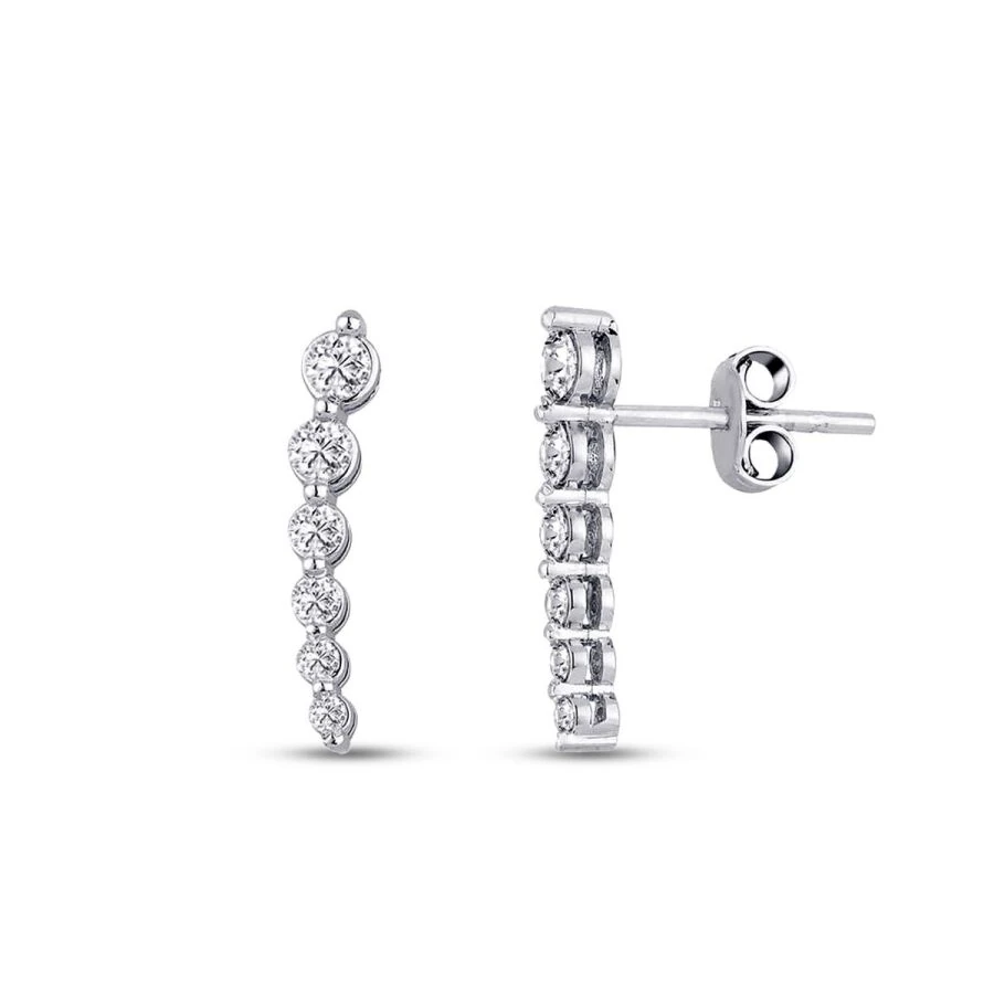 0.81 Carat Diamond Trend Earrings