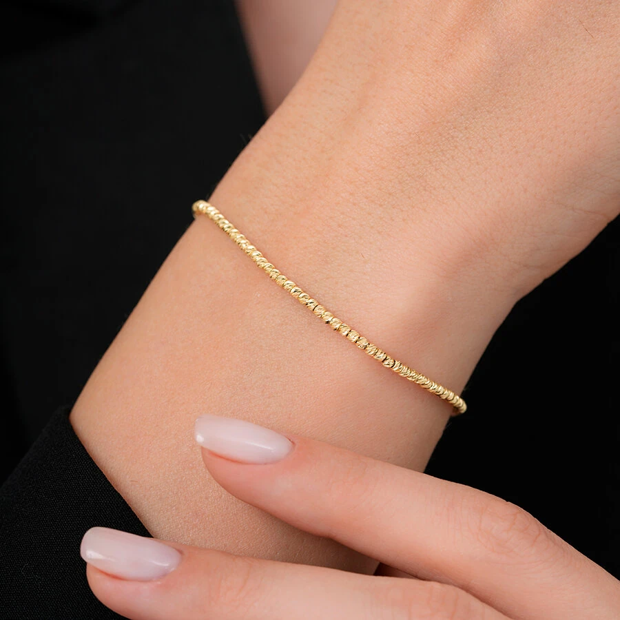 Gold Ball Bracelet